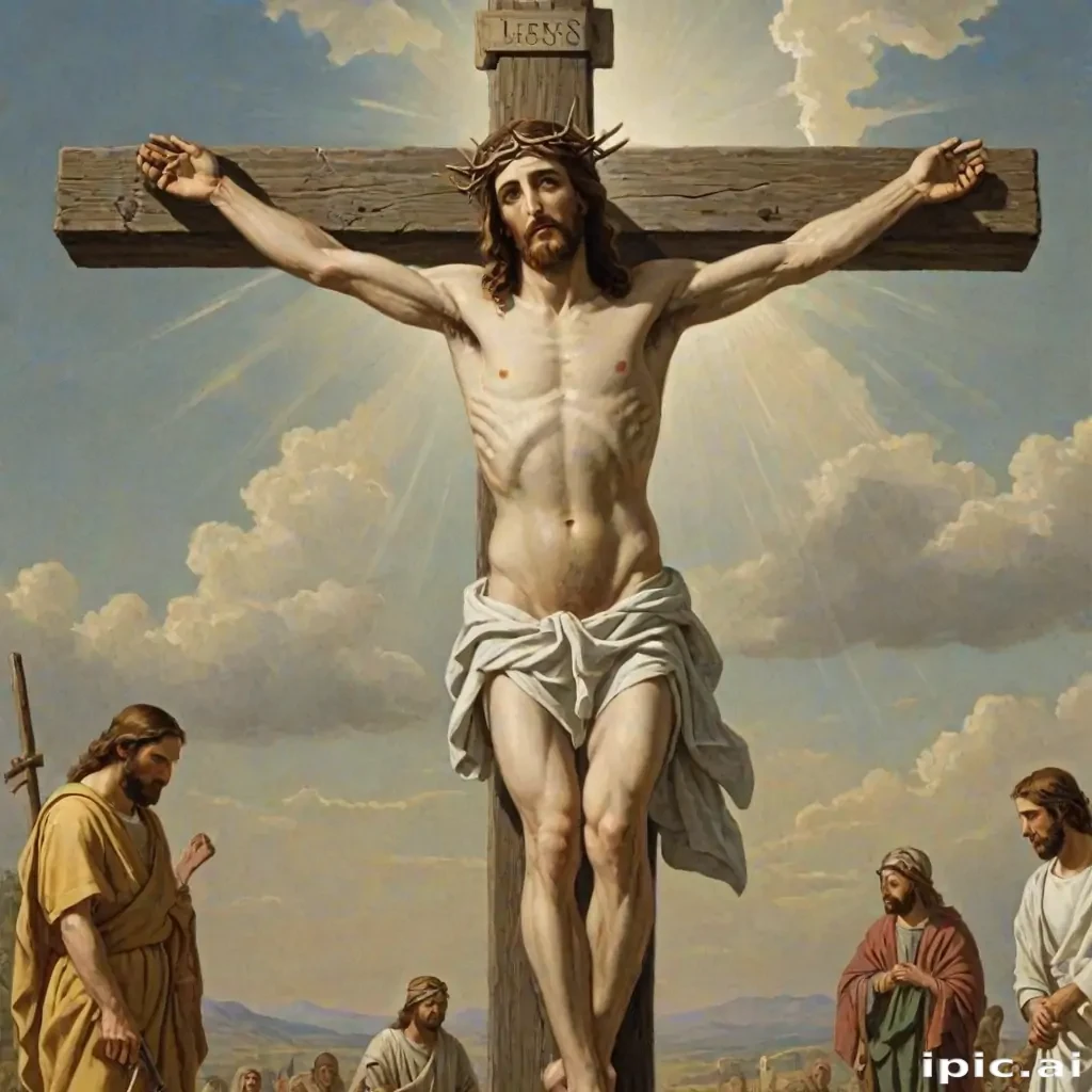 jesus on the cross picture