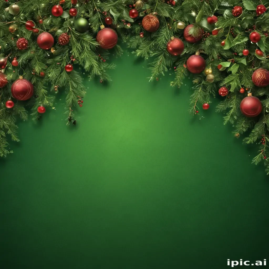 christmas background green