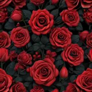 rose wallpaper black