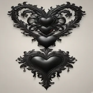 black hearts png