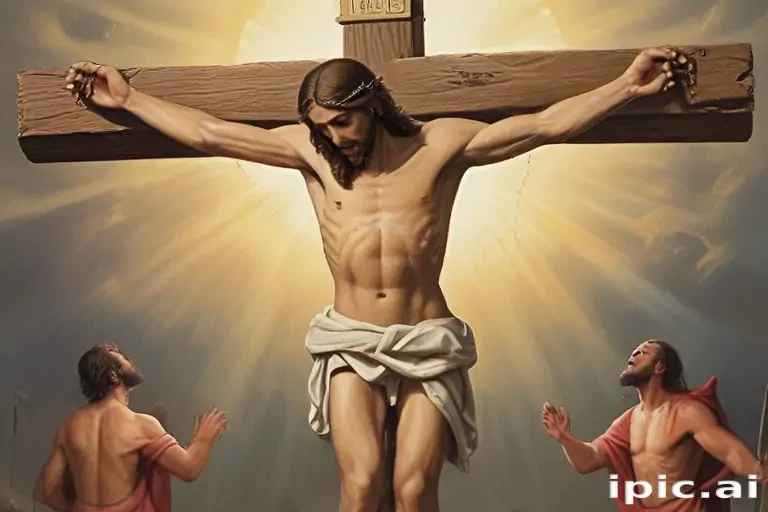 jesus on the cross picture