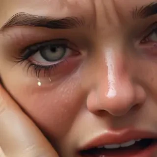 picture of someone crying