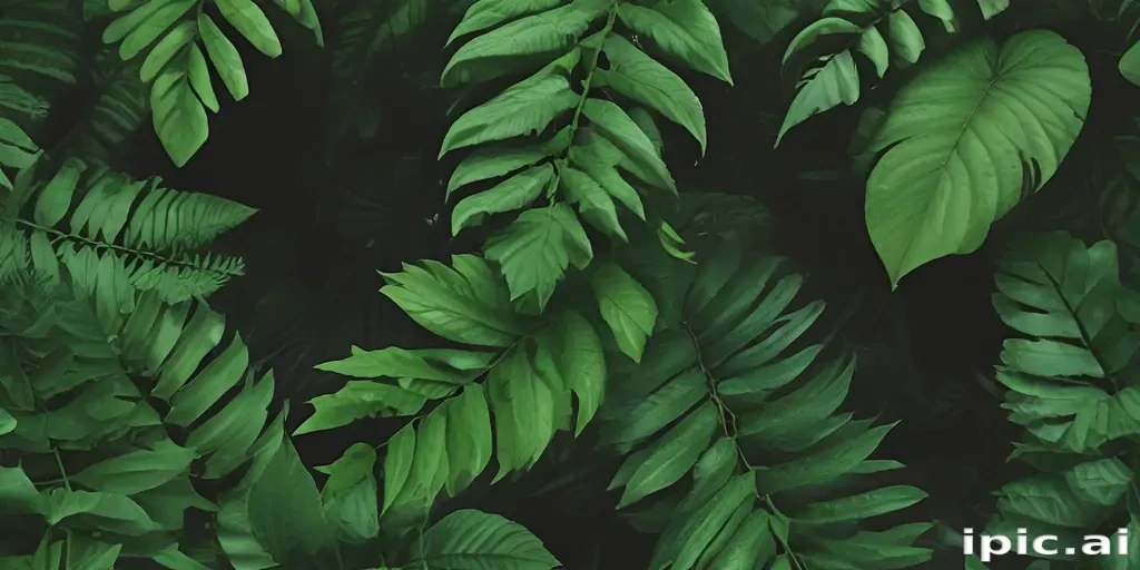 greenery background aesthetic