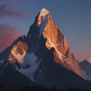 mountain silhouette