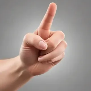 point finger png