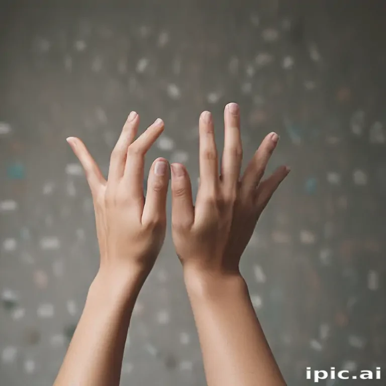 hands reaching
