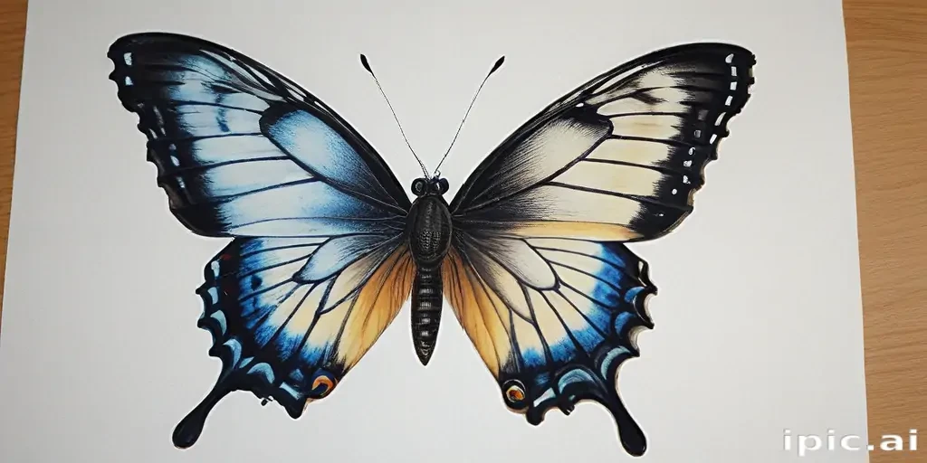 picture of a butterfly drawing