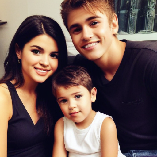 selena gomez and justin bieber family