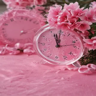 pink happy new year 2024