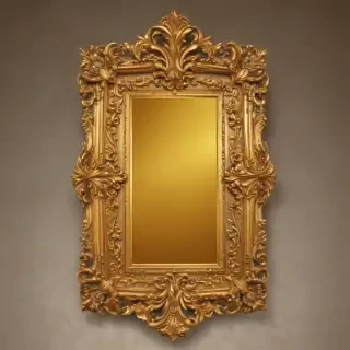 fancy gold frame