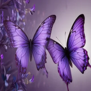 wallpaper purple butterfly