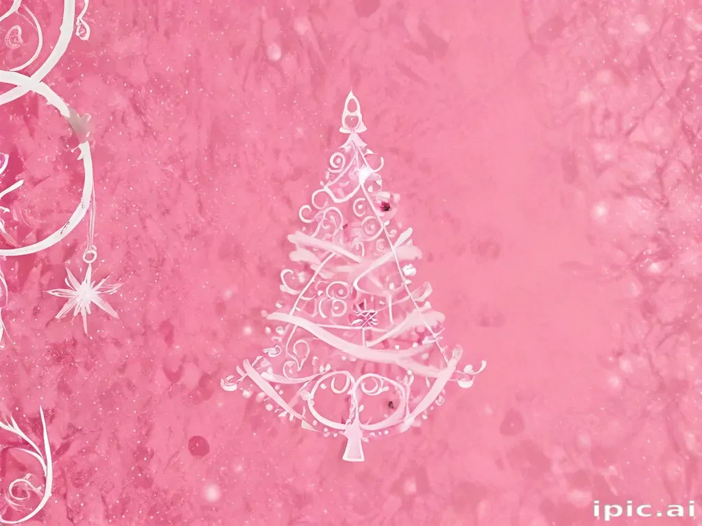 cute pink christmas wallpaper
