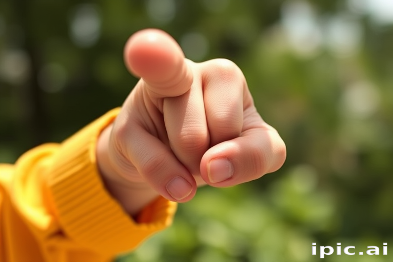 finger pointing png