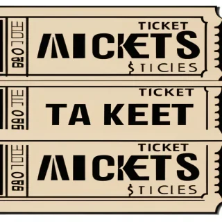 ticket clipart