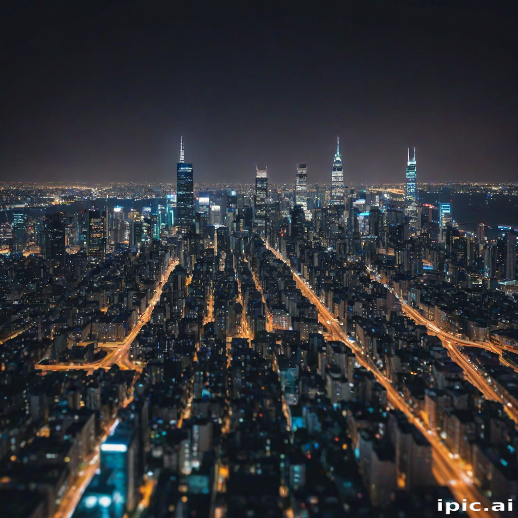 city lights background