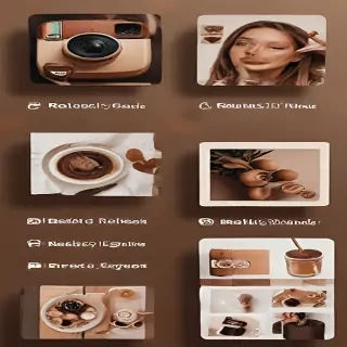 aesthetics brown instagram highlight icons