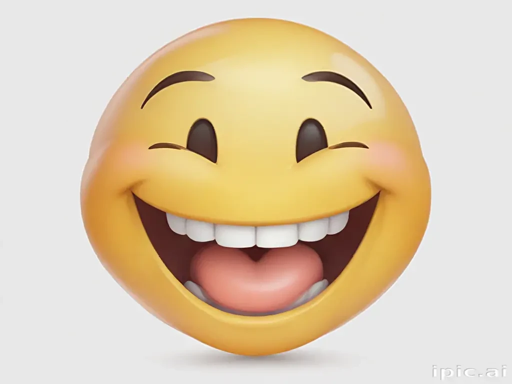 transparent laughing emoji
