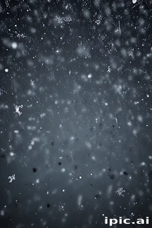 snow falling png