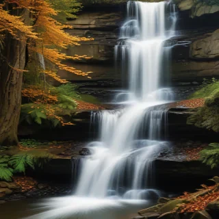 water fall wall paper