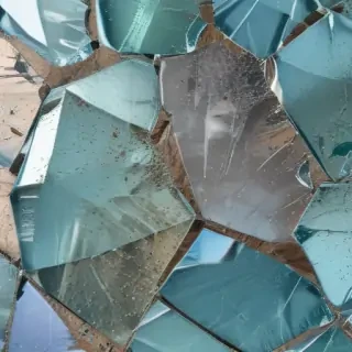 broken glass texture