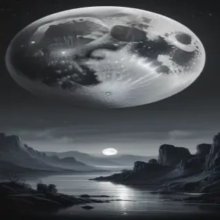 moon sketch