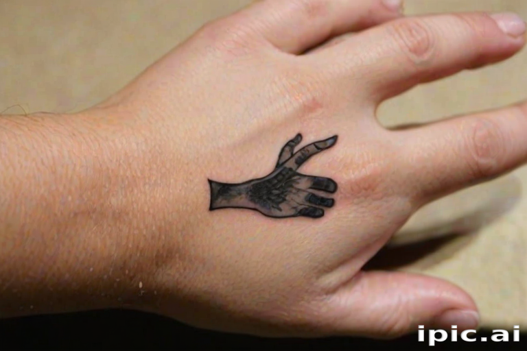 i love you sign language tattoo