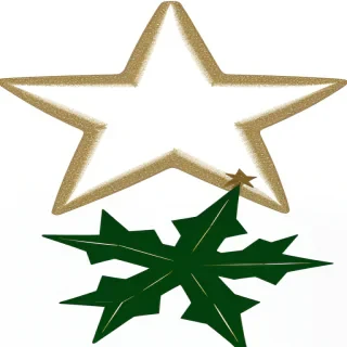 clipart of christmas star