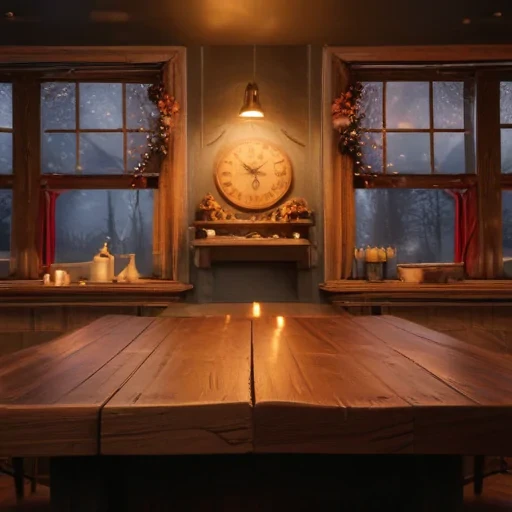 background with table