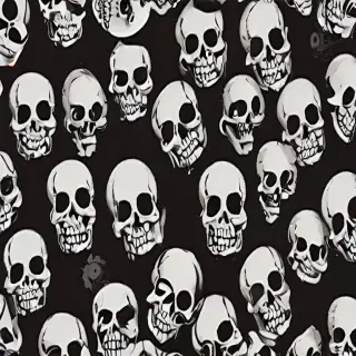 skull background