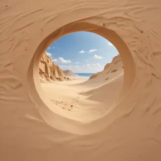 cartoon sand