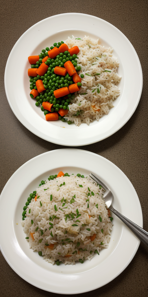 rice with peas and carrots