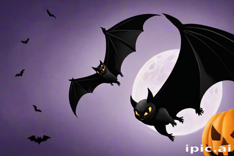 images of halloween bats