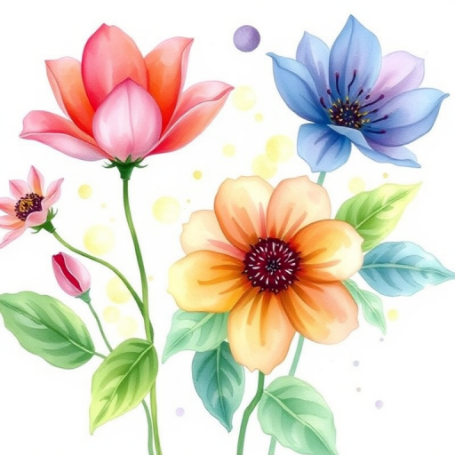 watercolor flower images
