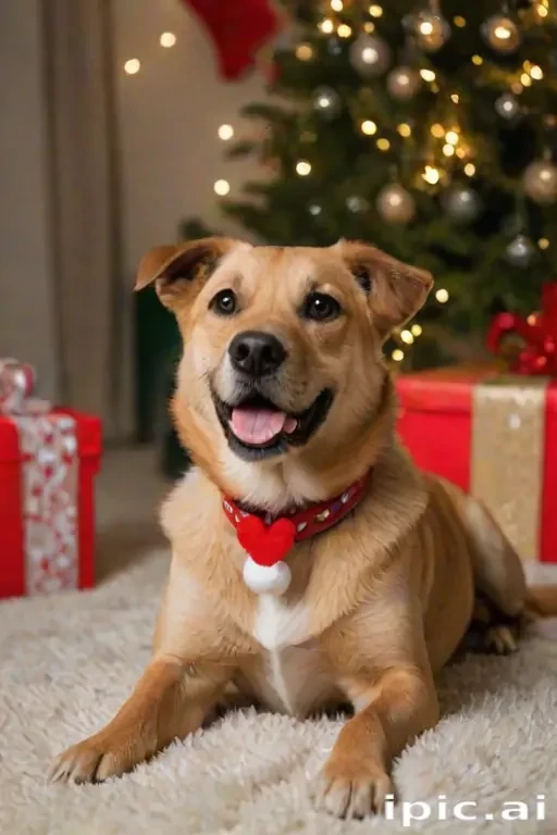 dog christmas photos