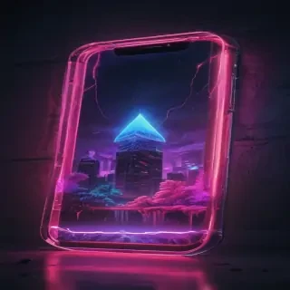 4k neon phone wallpaper