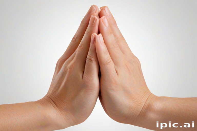 prayer hands transparent background