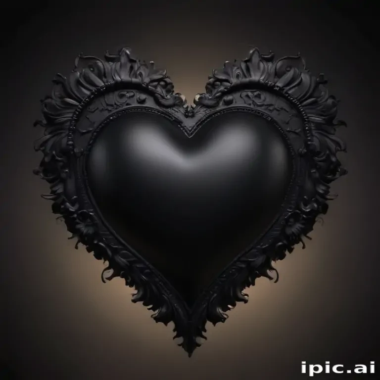 black heart background