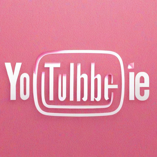 pink youtube logo