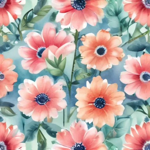 watercolor flower background