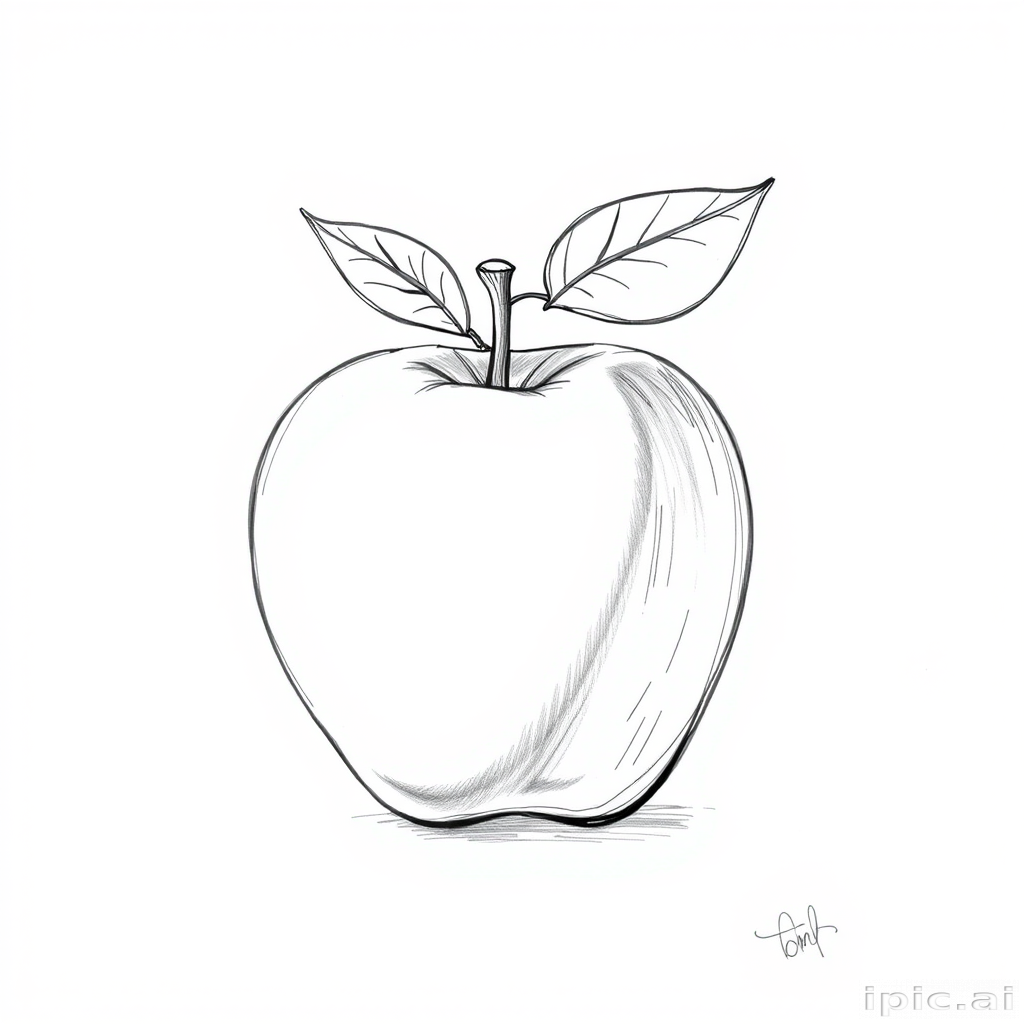 apple drawings