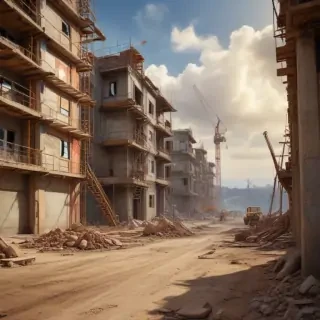 construction site background