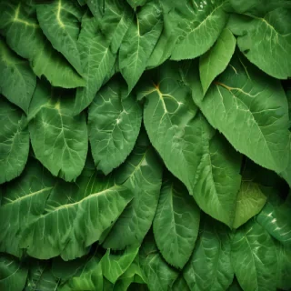 leaf background green