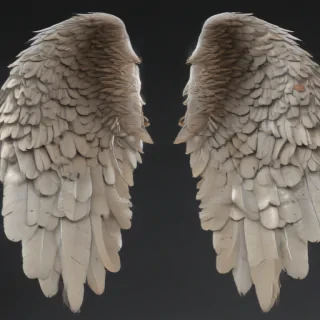 realistic angel wings png