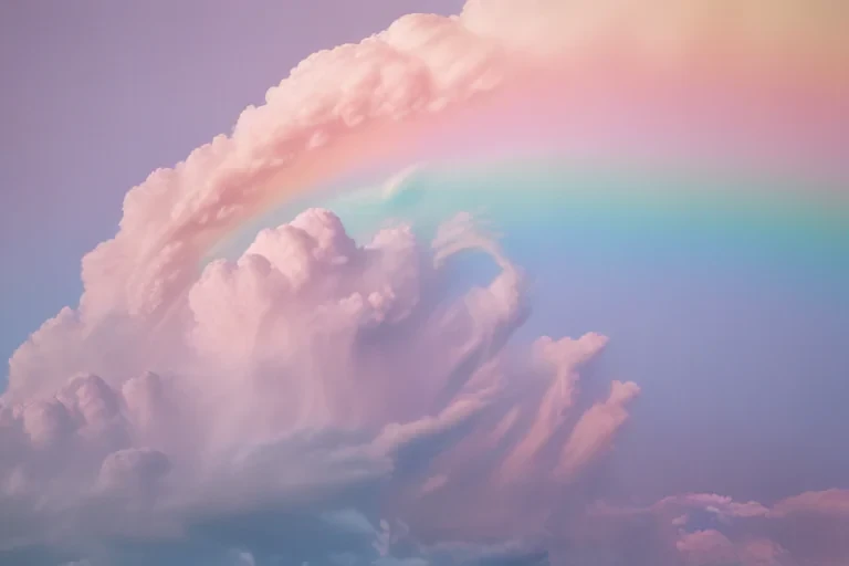 pastel rainbow