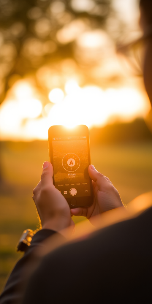 person holding phone