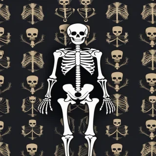 skeleton wallpaper