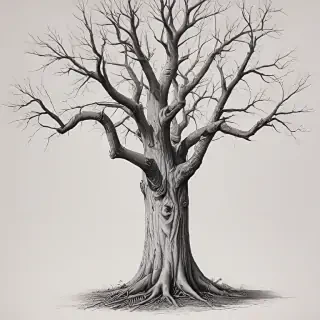 dead tree drawings