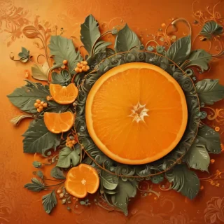 pretty orange backgrounds
