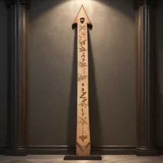 downward arrow