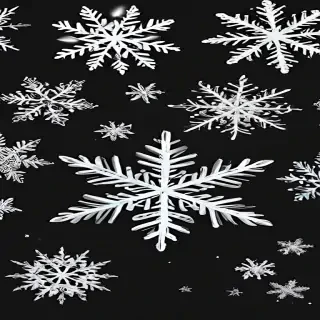 snowflakes clipart transparent background